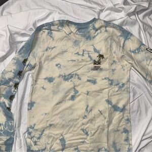 Katin Sky Blue and Cream Tie-Dye Shirt
